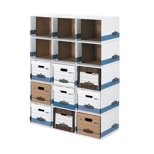 Bankers box file/cube box shell - stackable - 11.4&#034; height x 13.9&#034; (fel01626) for sale