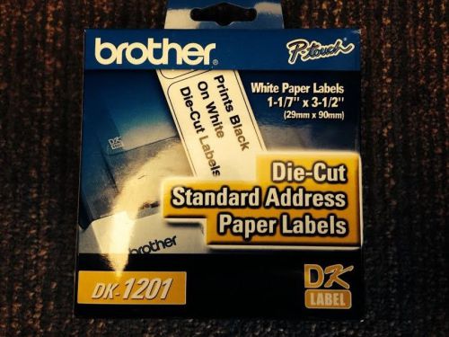 Brother DK1201 Standard Address Paper Labels (400 Labels)