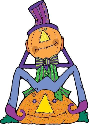 30 Custom Scarecrow On A Pumpkin Personalized Address Labels