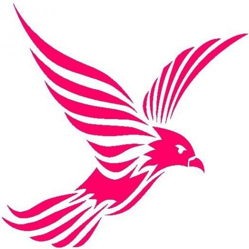 30 Custom Pink Tribal Bird Personalized Address Labels