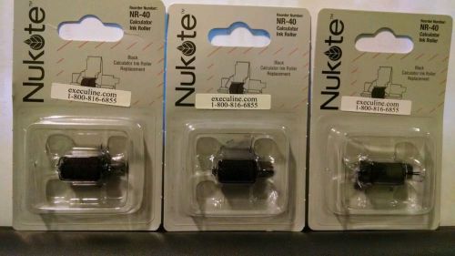 3 new Nukote ink rollers NR-40