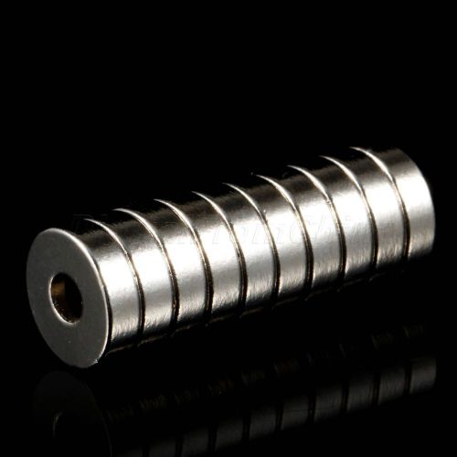 10x Neodymium Magnet N35 Strong Countersunk Ring 10x3mm Hole 3mm Rare Earth Hot
