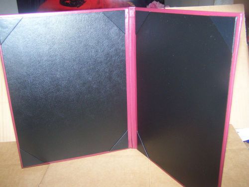 Diploma And Certificate Holder - 12&#034; X 9&#034; - 2 Pockets- MAROON- NEW PLAIN