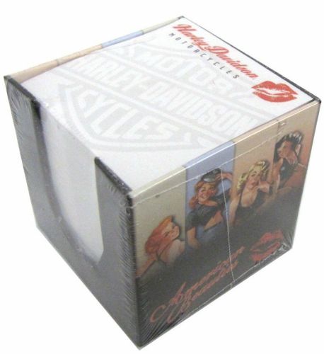 Harley-davidson american beauty note cube, 700 sheets. hdl-20103 for sale