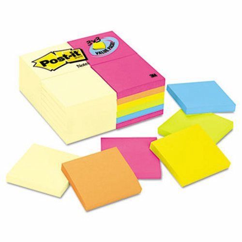 Post-it Notes 3 x 3, Yellow, Aquatic, 24 100-Sheet Pads per Pack (MMM654CYP24VA)
