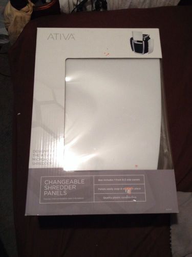 Ativa Changeable Shredder Panels White