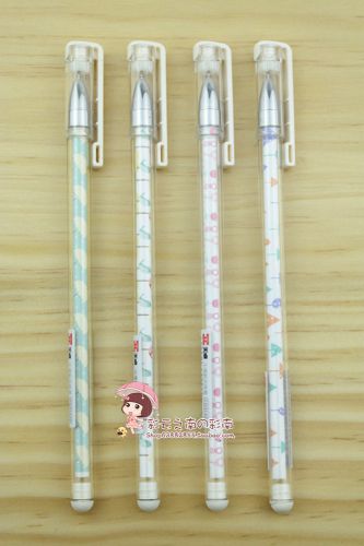 Lot 4pcs Cute Korean 0.5mm Gel Ink Roller Ball Point Pens elegant sweet girl