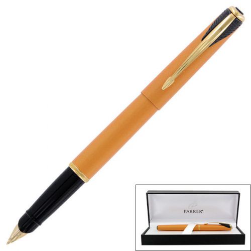 Parker Inflection Radiant Yellow Fountain Pen, Medium Nib - 4591200
