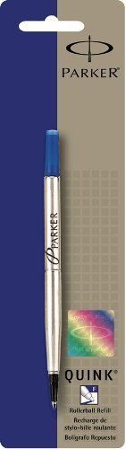 Parker Rollerball Pen Ink Refill - Fine Point - Blue For Parker (3022331)
