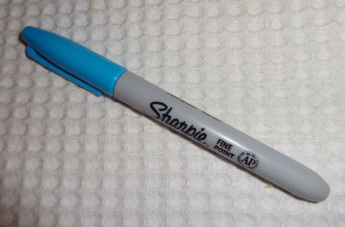 1 SHARPIE Permanent Marker - Fine Point  - ROYAL BLUE - New!