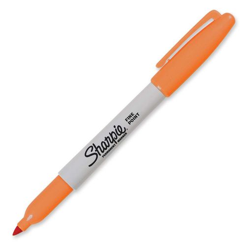 Sharpie Permanent Marker Pen Fine Point Tangerine