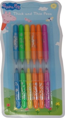 Stifte dick &amp; dunn peppa wutz stift schreibwaren filzstifte brand neu geschenk for sale