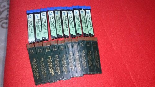 20 Faber Castell Super Polymer pencil refills leads - 10 x 0.5 + 10 x 0.7