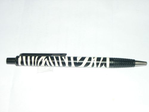 Black and White &#034;Zebra&#034; print, Parker “Vector” Ball Point Pen