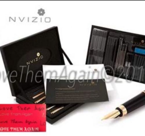 New nvizio &#034;sunlight&#034; 7 piece pen collection with pen refills for sale