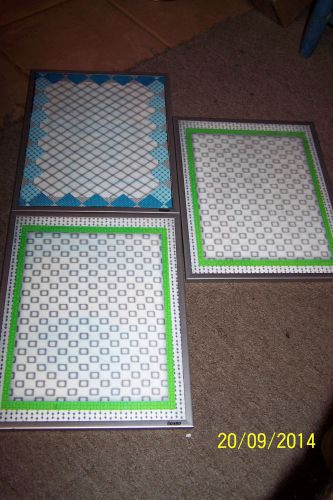 3 The Board Dudes 3D Dry Erase Board 11 X 14 inch Silver Frame lot