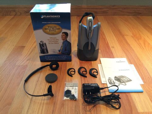 Plantronics cs50 900 mhz wireless office headset system - great conditon for sale