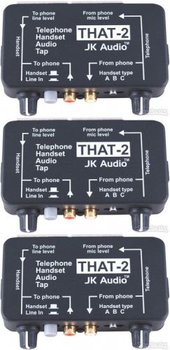 JK Audio THAT-2 (3-pack) Value Bundle