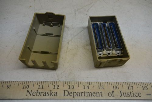 25 Pair 3 way Adapter w. Cover  Western Electric AT&amp;T Lucent AVAYA Vintage 6652