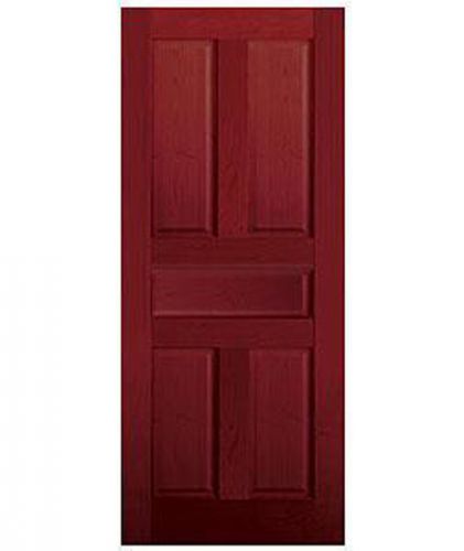 5 panel raised traditional cherry stain grade solid core interior wood doors new for sale