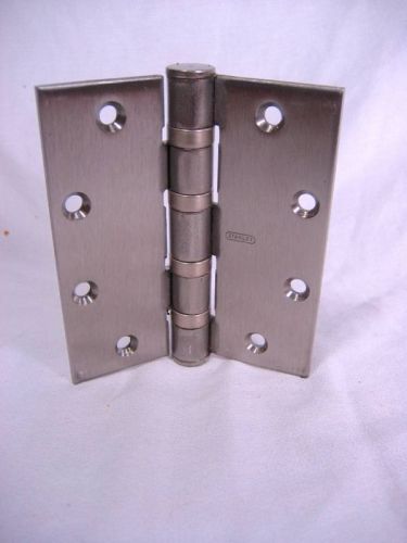 1ea Stanley FBB199 5&#039;&#039; x 4.5&#039;&#039; US32d 630 Solid Stainless Ball Bearing Hinge