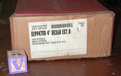 Von Duprin Exit device EL9947EO 4&#039; US26D EXT R Electrified