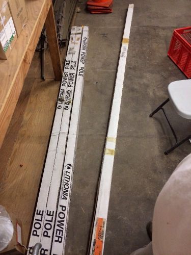 Wiremold 12&#039; Power Pole 25DTP-4 Ivory Color Data Not Lithonia