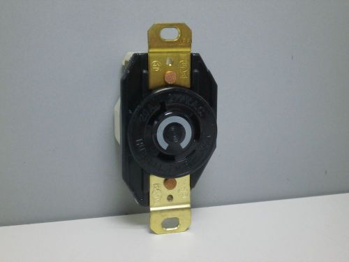 Hubbell hbl2330 2330a turn-twist-lock locking receptacle 20a 2p 3w 277v l7-20r for sale
