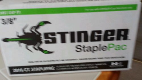 National Nail Stinger Cap Staple Pac 2016 Ct, 3/8 length 1&#034; dia. caps StaplePac
