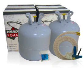 Roof foam spray foam insulation kit, handi foam, (2) x 425 bf = 950 bf total for sale