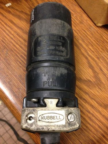 HUBBELL 30 AMP 600 VAC CONNECTOR 21414B