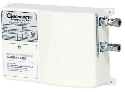 Chronomite m-20l/208 instant electric tankless water heater, 208vac sr-20l-208 for sale