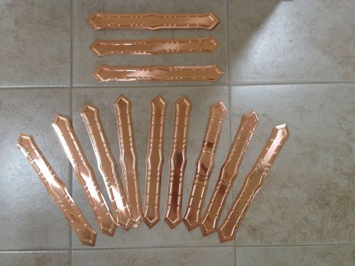 Lot-20 Copper Strap Hangers For 2x3 Rectangular Downspouts &#034;NEW&#034;