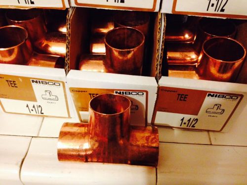 New! nibco cl611 1 1/2&#034; tee copper fittings upc 039923329182 for sale