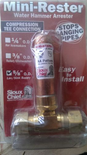 Sioux Chief 660-GT Mini-rester Water Hammer Arrester 5/8&#034;