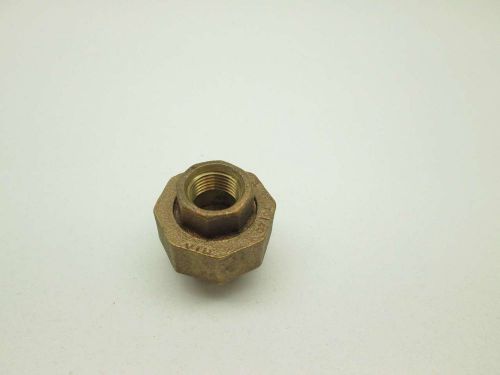 NEW BRASS PIPE FITTING UNION 3/8IN NPT D397980