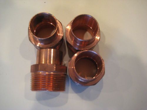 1 1/4&#034; x 1&#034; sweat copper male adapter plumbing fitting