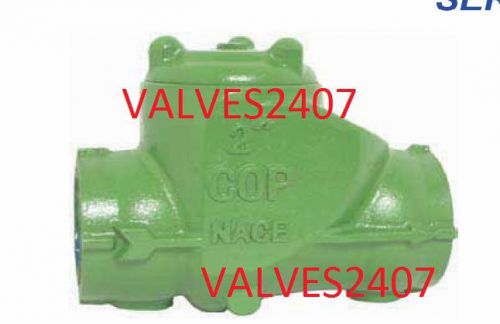 2&#034; 2000# ductile iron a-395 swing check valve nace trim (brand new) chem oil for sale