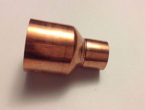 1&#034; C x 1/2&#034; C  -  Wrot Copper Reducer Coupling With Stop