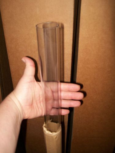 1.5&#034; CAB tubing: clear plastic tubes (like PVC pipes)