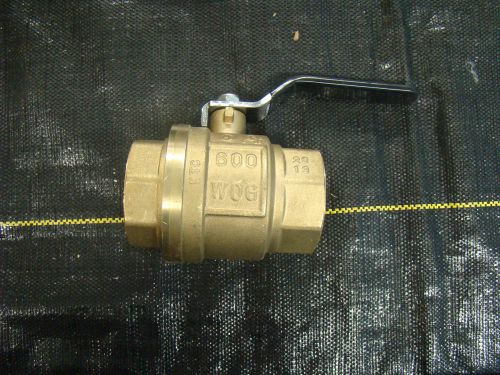 Grainger 6gd19b brass ball valve, inline, fnpt, 2 in for sale