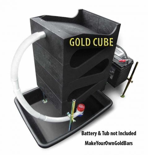 Gold cube deluxe 4-stack recovery system-concentrator-mining- sands-sluice box for sale