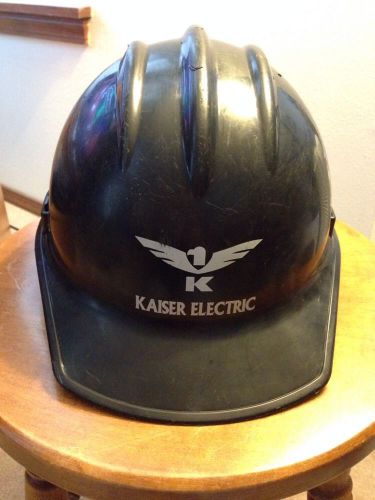 Vintage KAISER electric Bullard Hard Hat Bullard  Blue Hard Boiled Hardhat