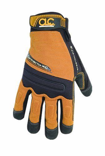 Custom leathercraft 160xx contractor xtracoverage flex grip work gloves  xx larg for sale