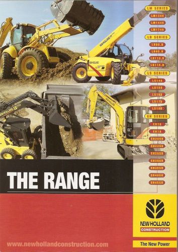 Equipment Brochure - New Holland - LM LB LS EH Backhoe Loader Excavator (EB448)