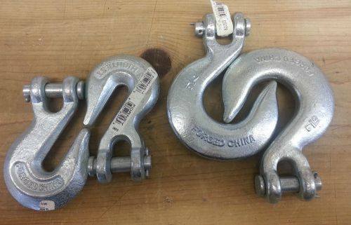 Forney 7/16&#034; Hooks with Clevis(Qty 4)