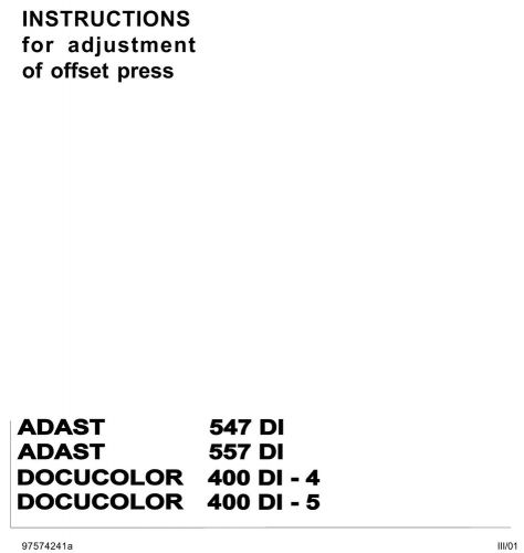 Adast Service Manual 547 DI 557 DI (072)