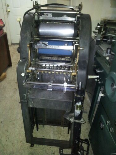 A.B. Dick 360 Single lever Printing Press with T-51 swing-away head
