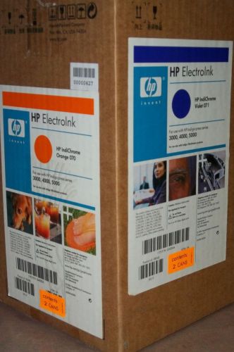 HP Electroink Violet (071) and Orange (070) for 3000,4000 &amp; 5000 series presses