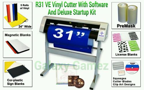 New 31&#034; Vinyl Cutter Plotter With Software and Starter Kit ~ Stickers Scrapbook